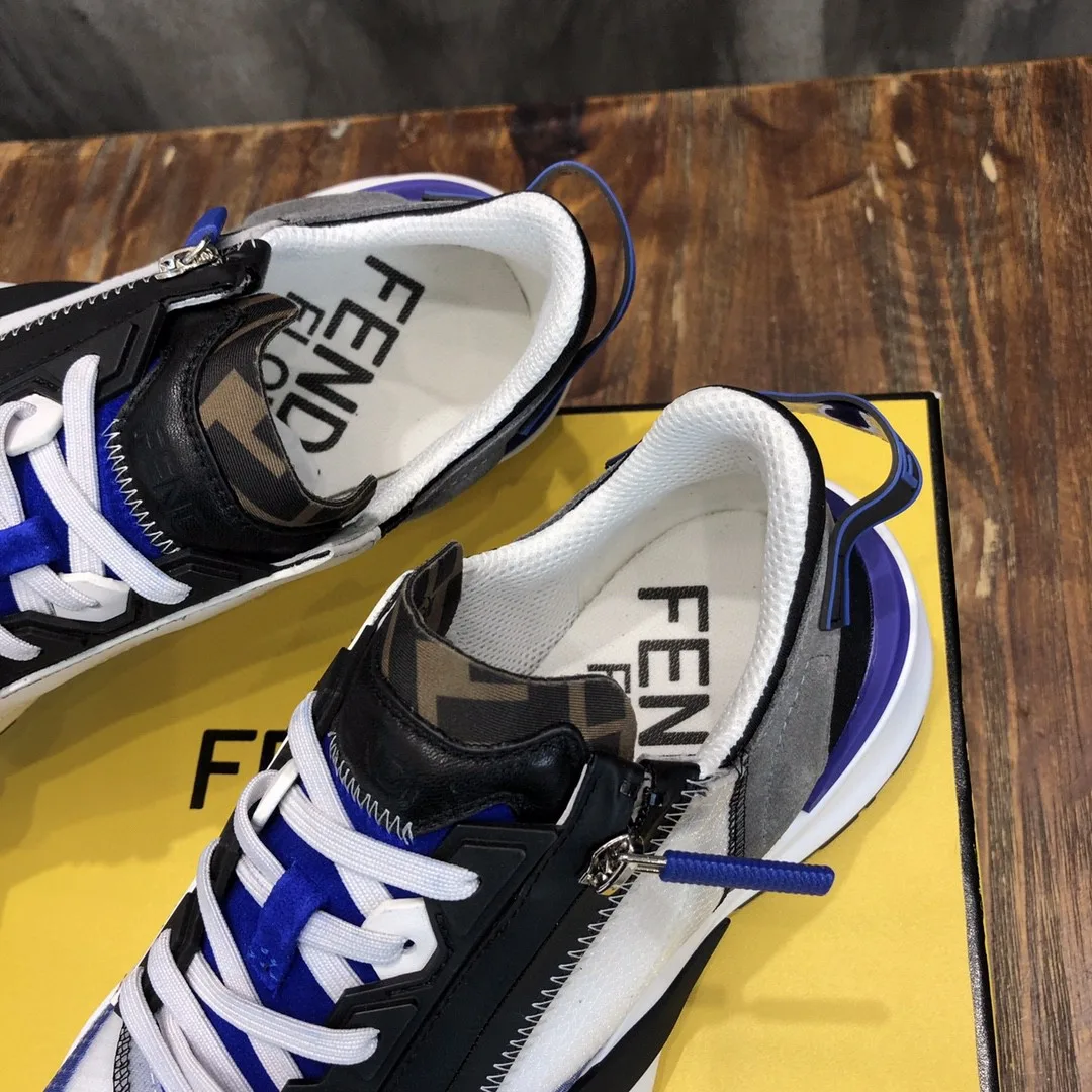 Alternative view of Fendi Flow Sneakers Blue 7E1453