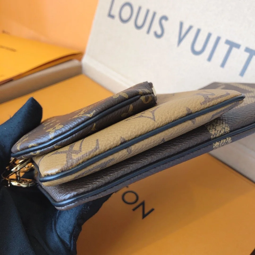 Louis Vuitton Trio Pouch Monogram Reverse / - Image 6