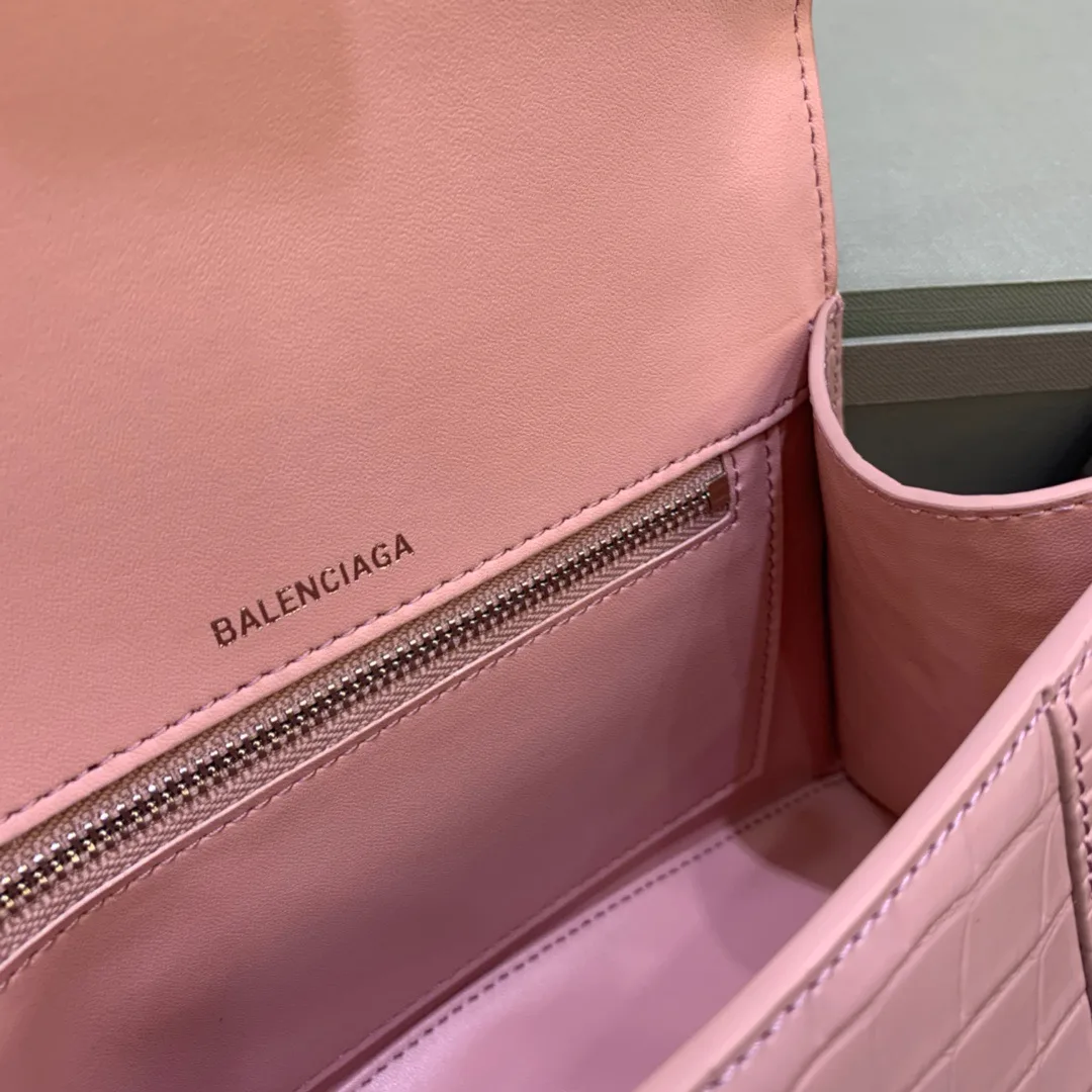 Balenciaga Hourglass Small Handbag In Pink - Image 4