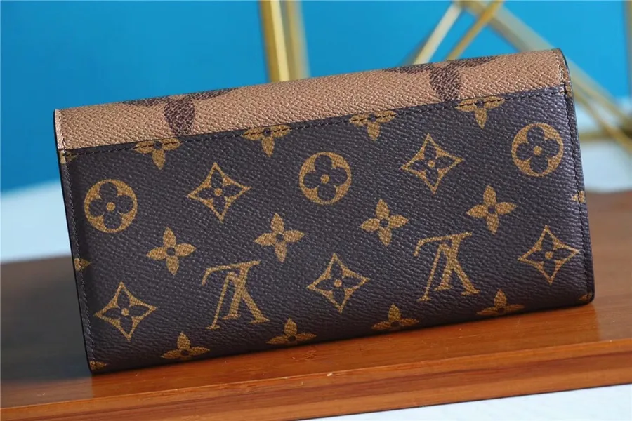 Louis Vuitton Sarah Wallet Monogram and Monogram Reverse Canvas - Image 3