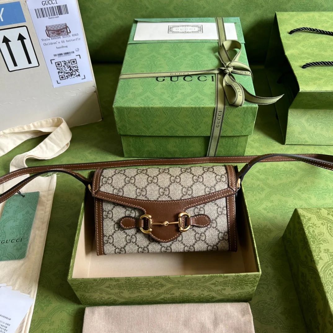 Gucci Horsebit 1955 Mini Bag Beige / GG - Image 7
