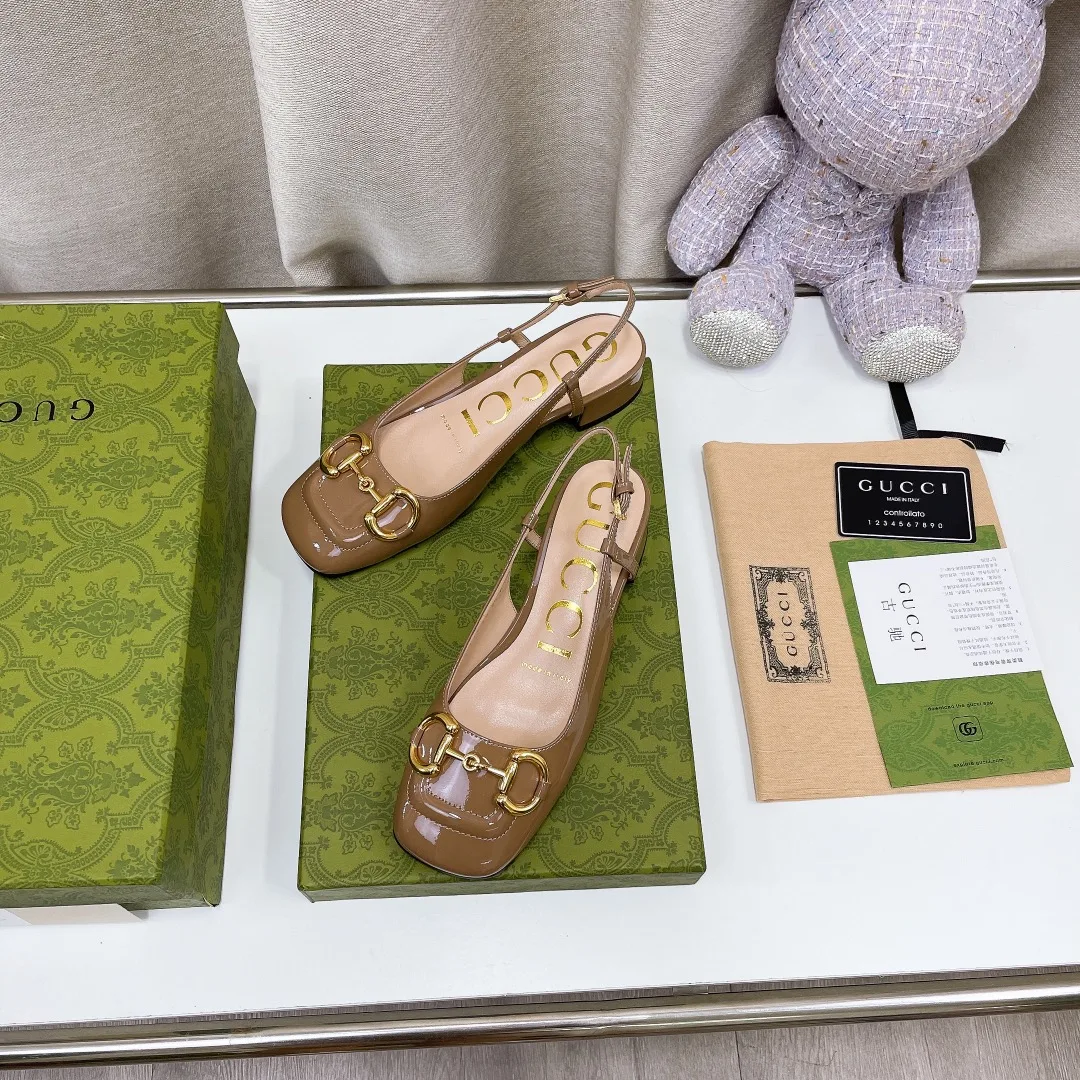 Gucci Women’s Slingback With Horsebit Green - Image 5