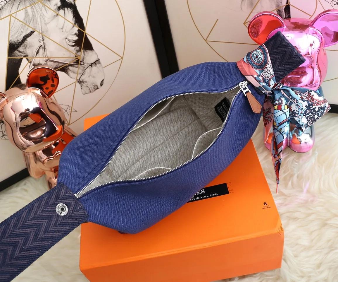 Hermes Bride A Brac Case Dark Blue Bag - Image 3