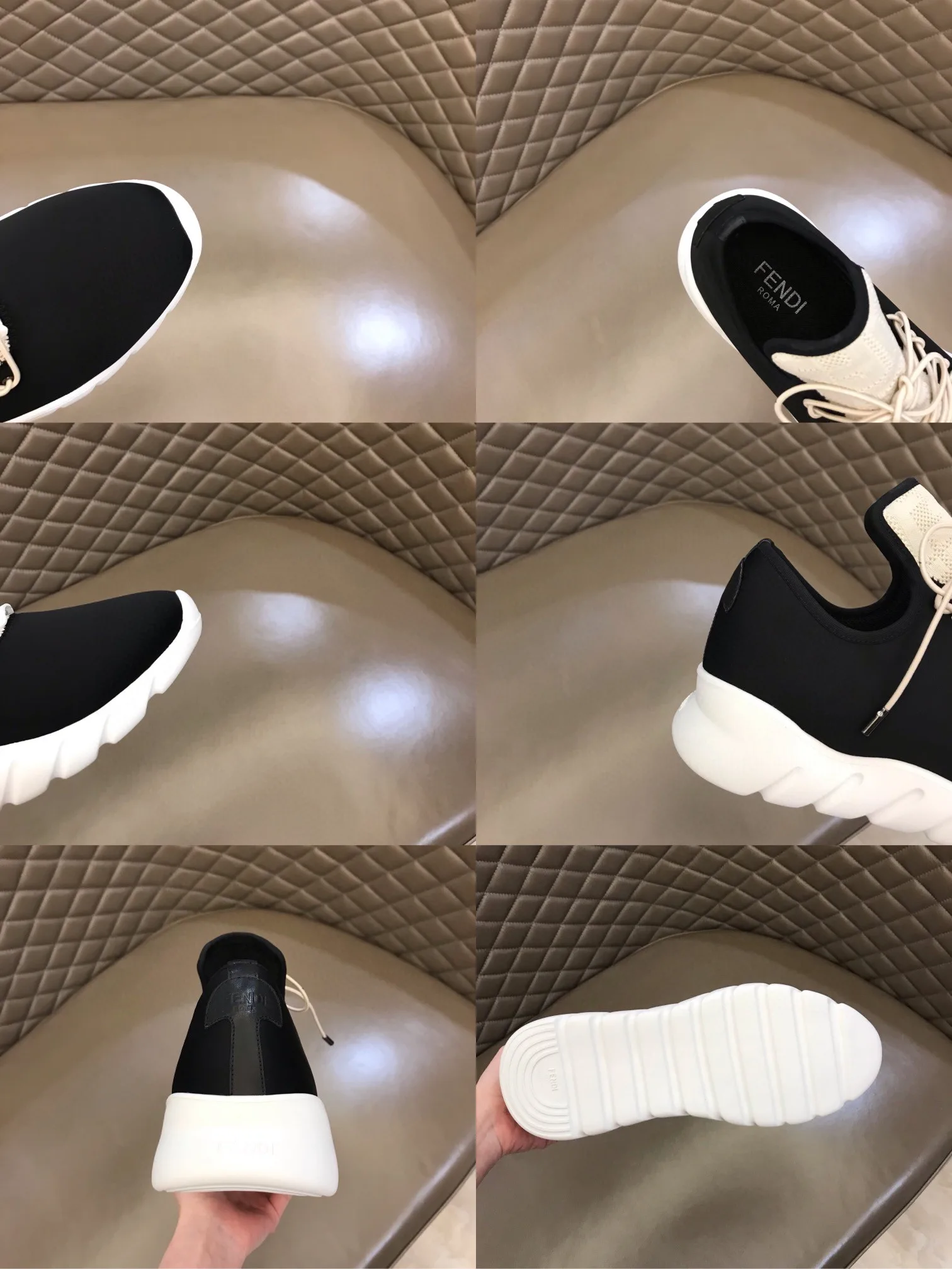 Fendi Force Low Tops Sneakers Black - Image 7