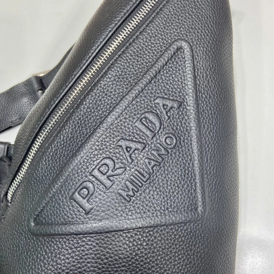 Prada Crossbody Bag / Black Silver Hardware 2VZ098_2BBE_F0002_V_OLO - Image 3