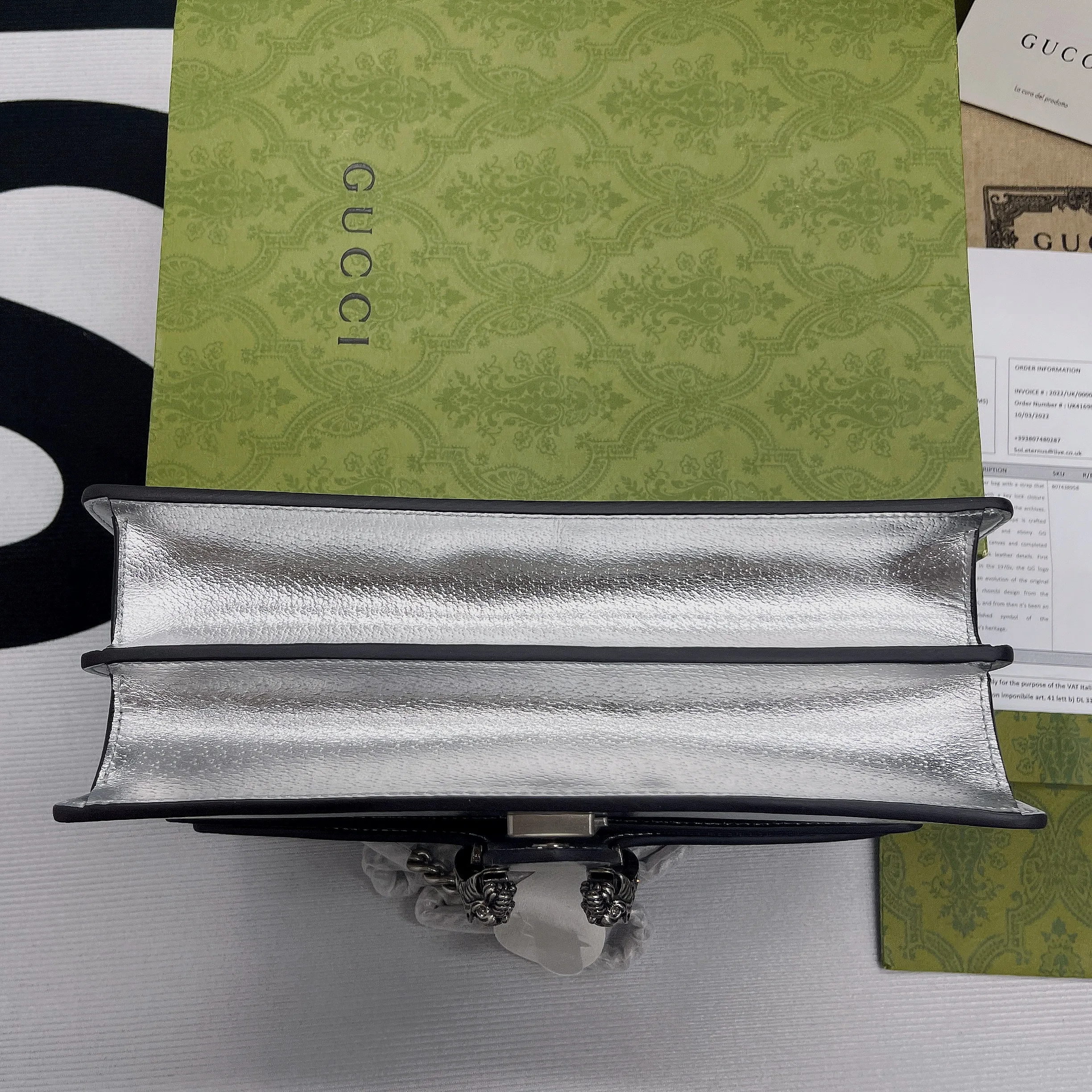 Gucci Dionysus Small Shoulder Bag / Silver Palladium Hardware - Image 10
