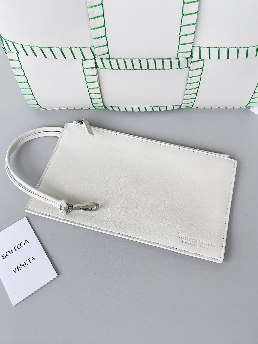 Alternative view of Bottega Veneta Small Arco Tote Bag White