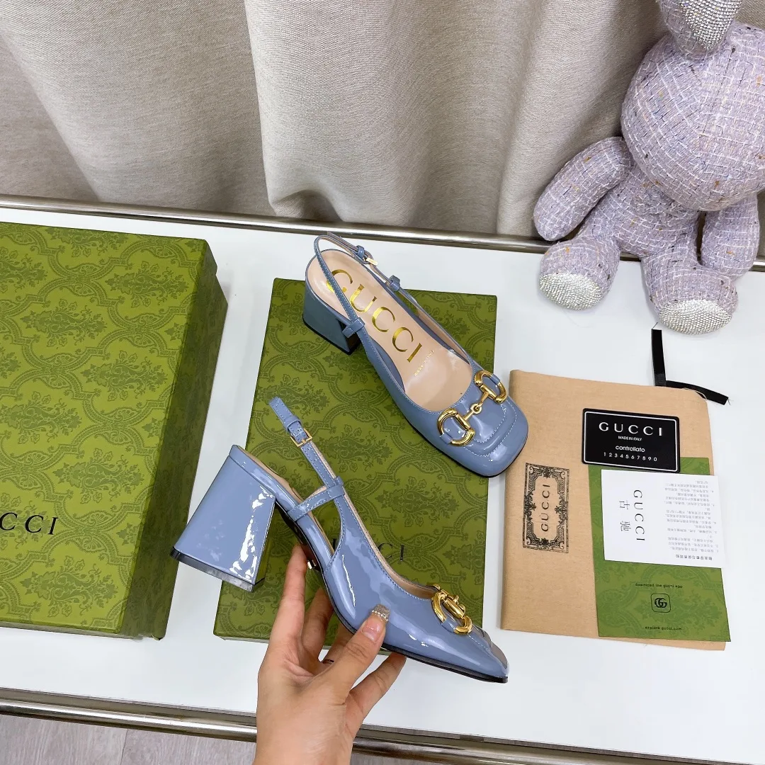 Alternative view of Gucci Women’s Mid-Heel Slingback With Horsebit Jade Green