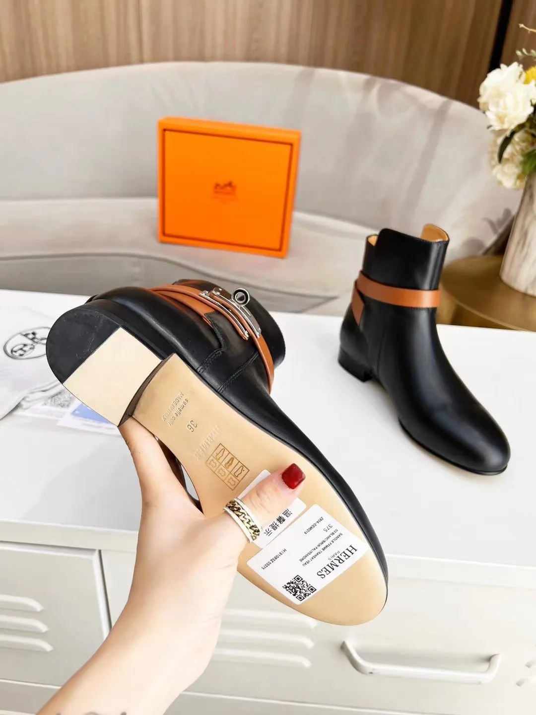 Hermes Neo Ankle Boots Black , Women’s Shoes - Image 6