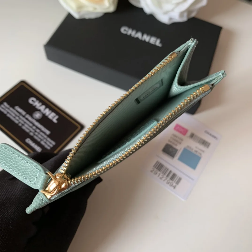 Chanel Flat Card Holder Mint Bag / - Image 5