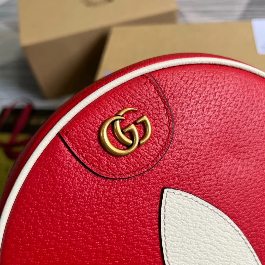 Gucci x Adidas Ophidia Shoulder Bag Red - Image 4
