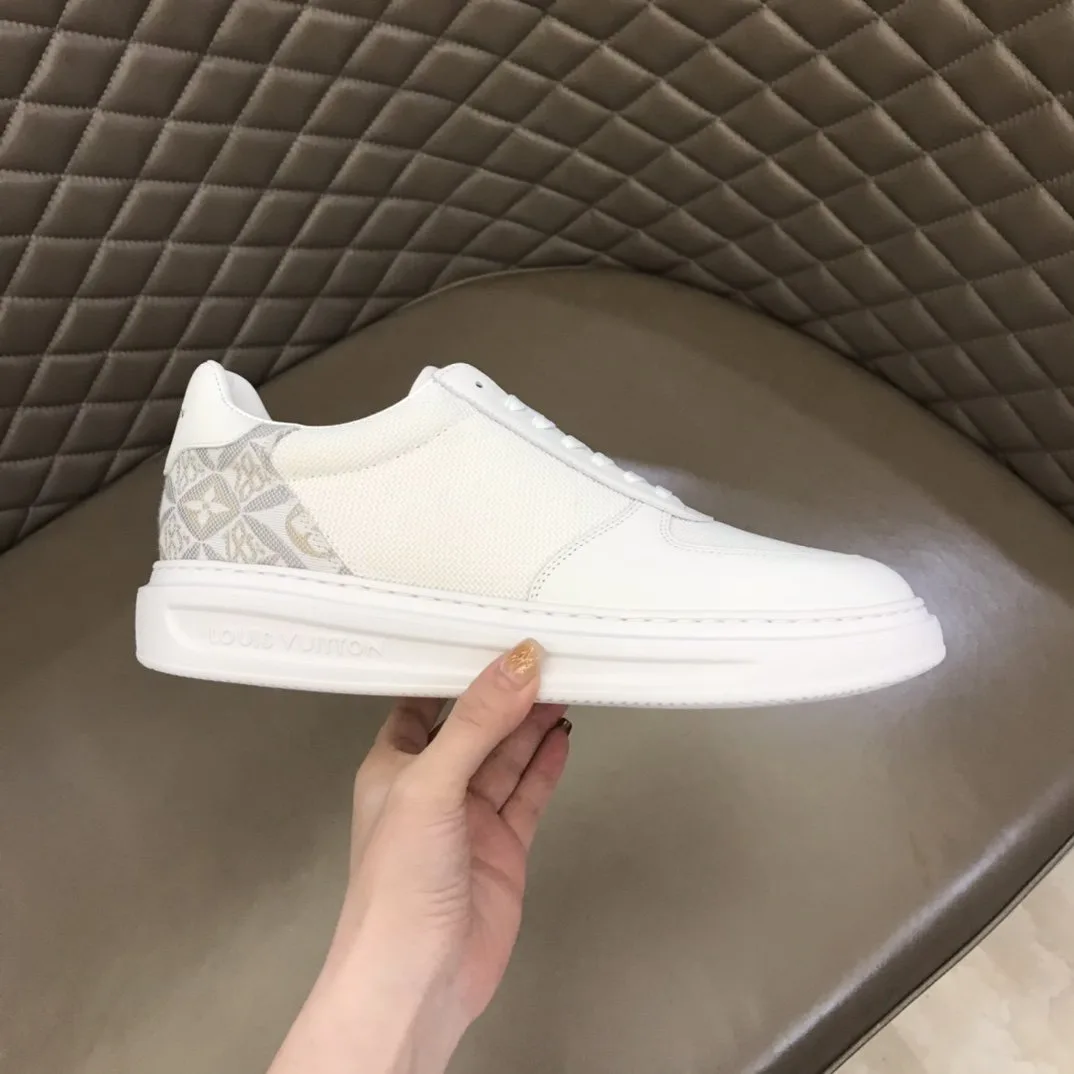 Louis Vuitton Rivoli Sneaker Monogram Metallic Canvas White - Image 5