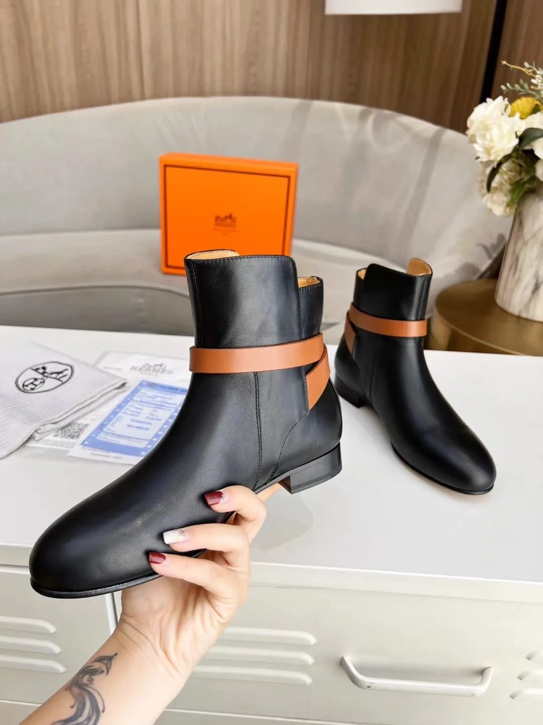 Hermes Neo Ankle Boots Black , Women’s Shoes - Image 8