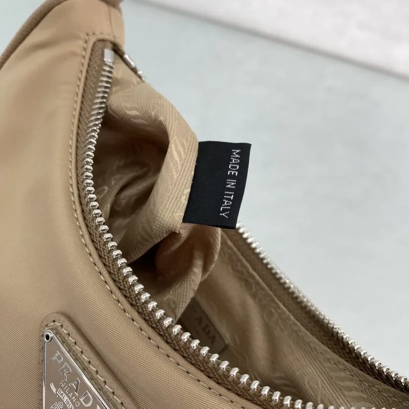 Prada Re- 2005 Re-Nylon Mini Bag Beige - Image 8