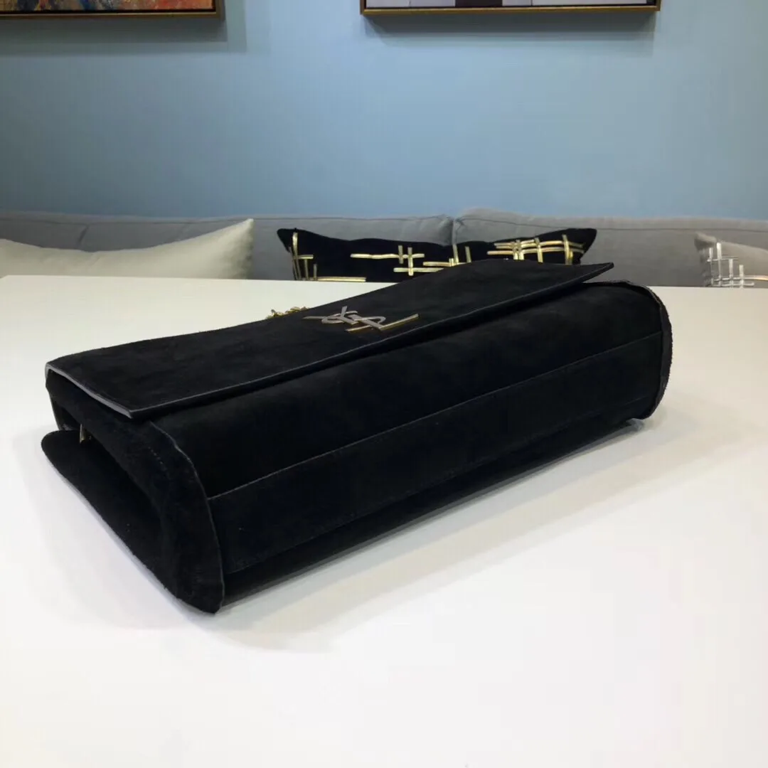 Alternative view of Saint Laurent Kate Medium Reversible Chain Bag Black / YSL