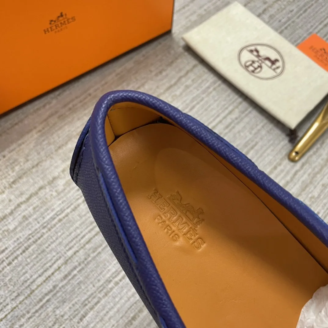 Alternative view of Hermes Irving Loafer Blue/Black