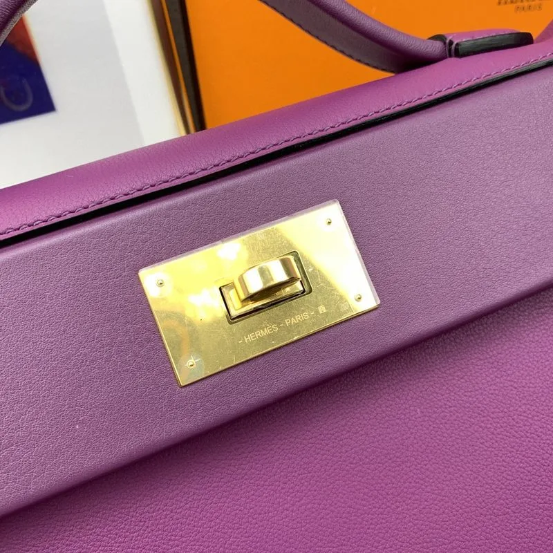 Alternative view of Hermes Clemence Swift Purple