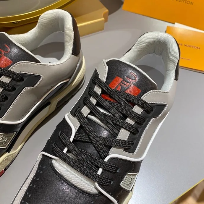 Alternative view of Louis Vuitton Trainer Sneaker Black/Grey Virgil Abloh