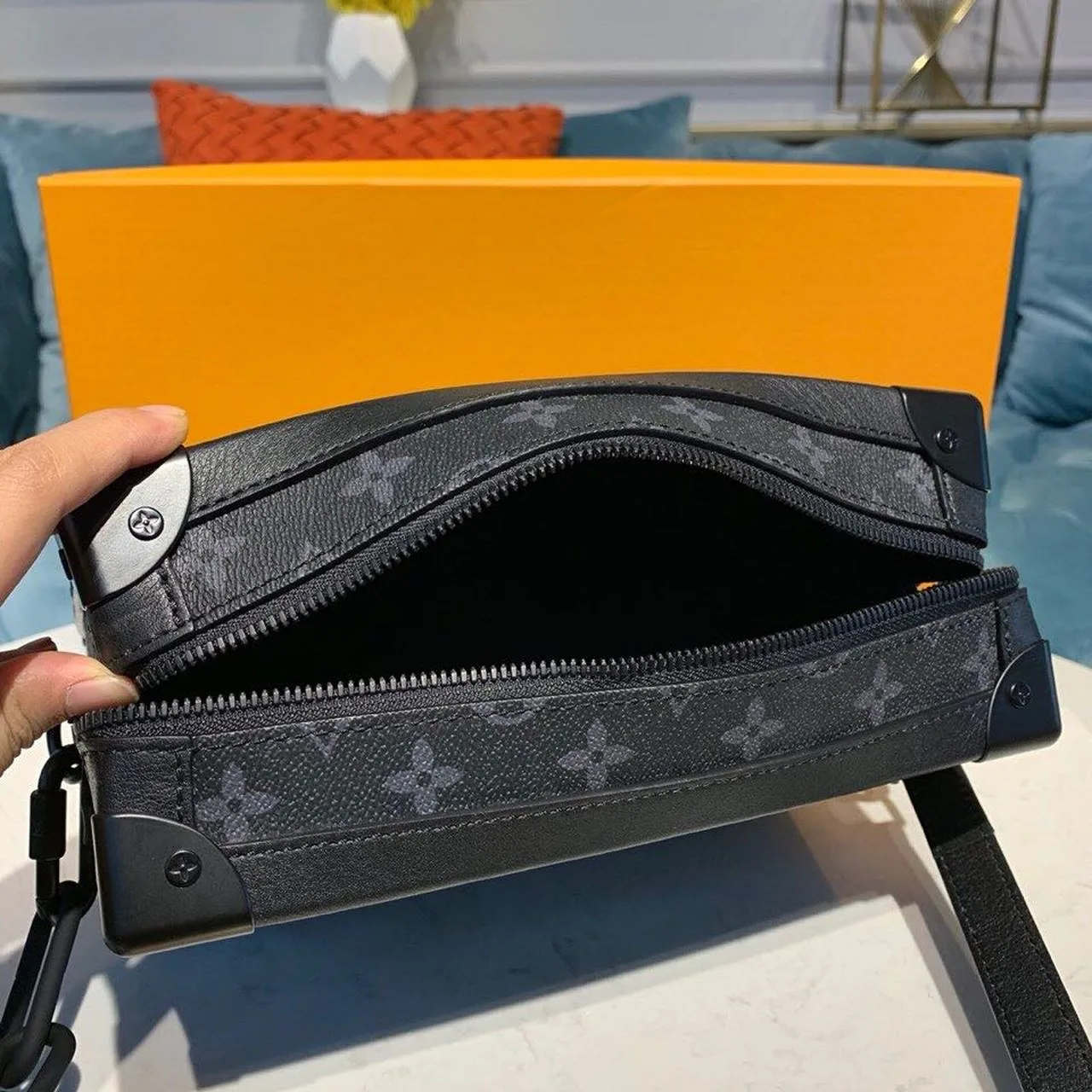 Louis Vuitton Soft Trunk Monogram Eclipse Canvas - Image 4