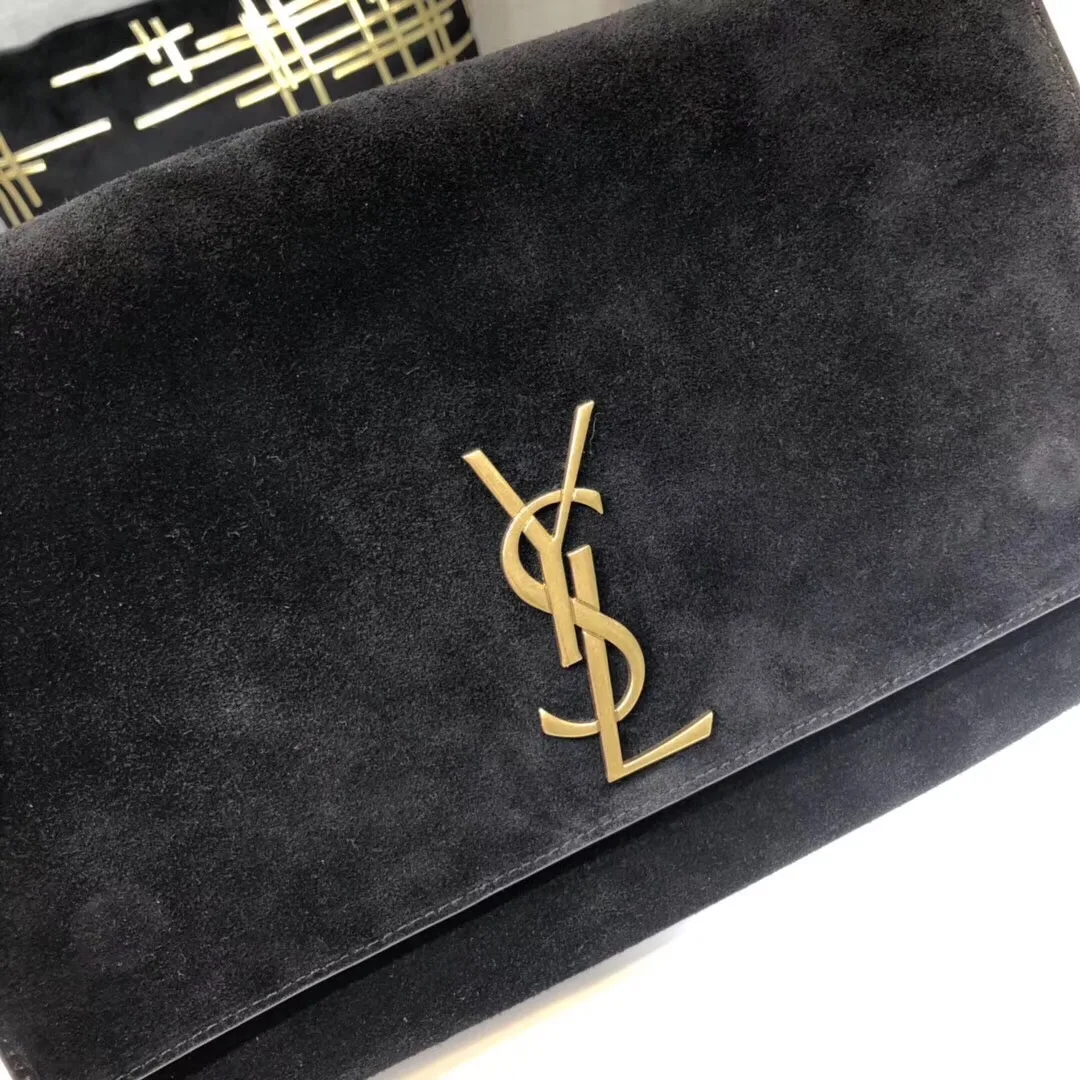 Saint Laurent Kate Medium Reversible Chain Bag Black / YSL - Image 5