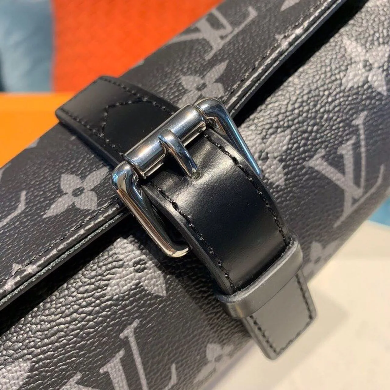 Alternative view of Louis Vuitton 3 Watch Case Monogram Eclipse Canvas