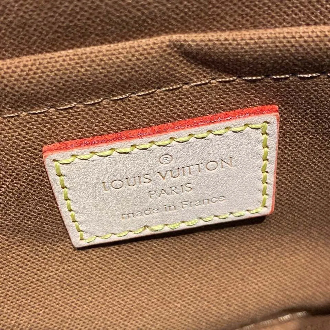 Louis Vuitton Multi Pochette Accessoire Shoulder Bag / Blue Monogram Canvas Gold Hardware - Image 11