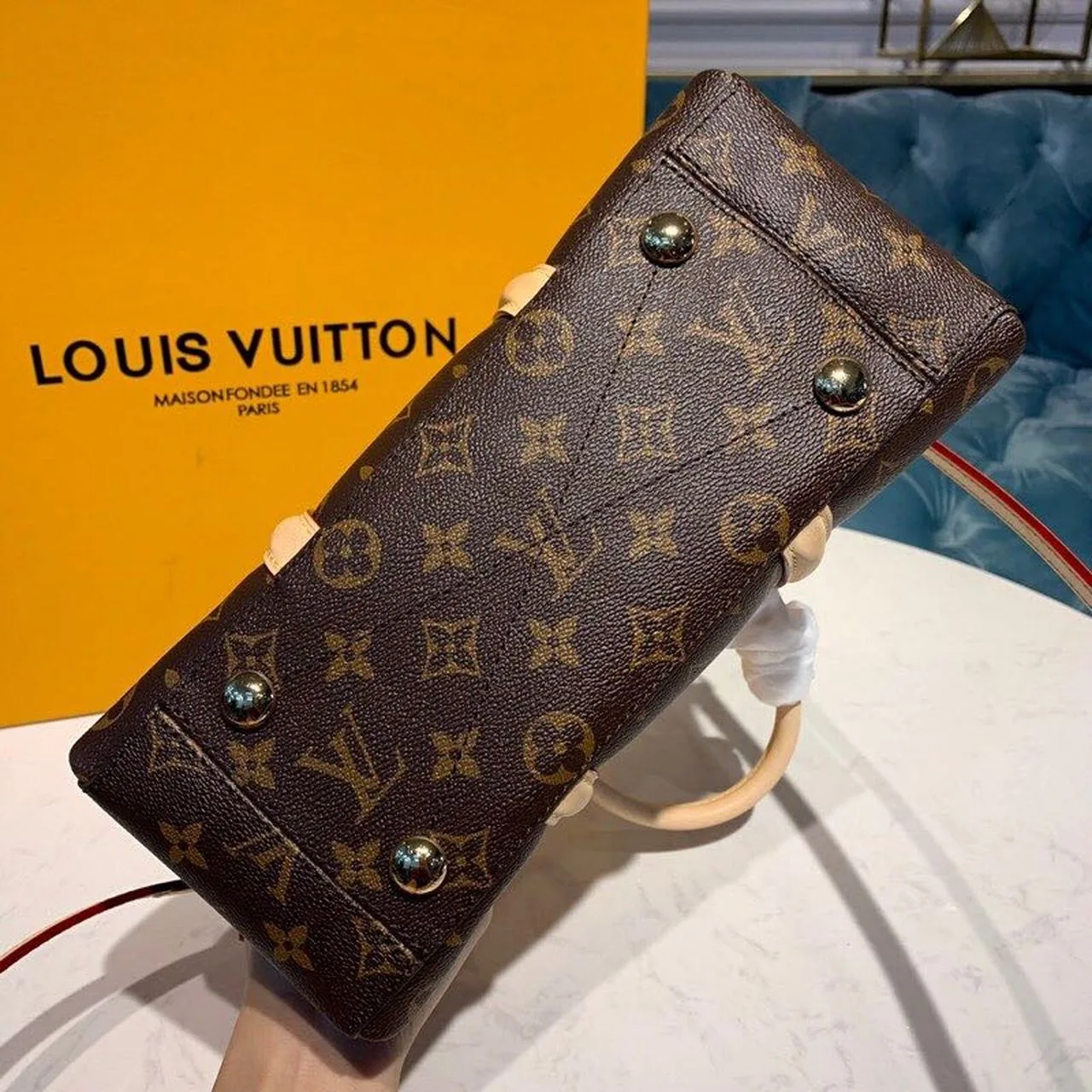 Louis Vuitton Soufflot BB Monogram Canvas Pink And Brown - Image 6
