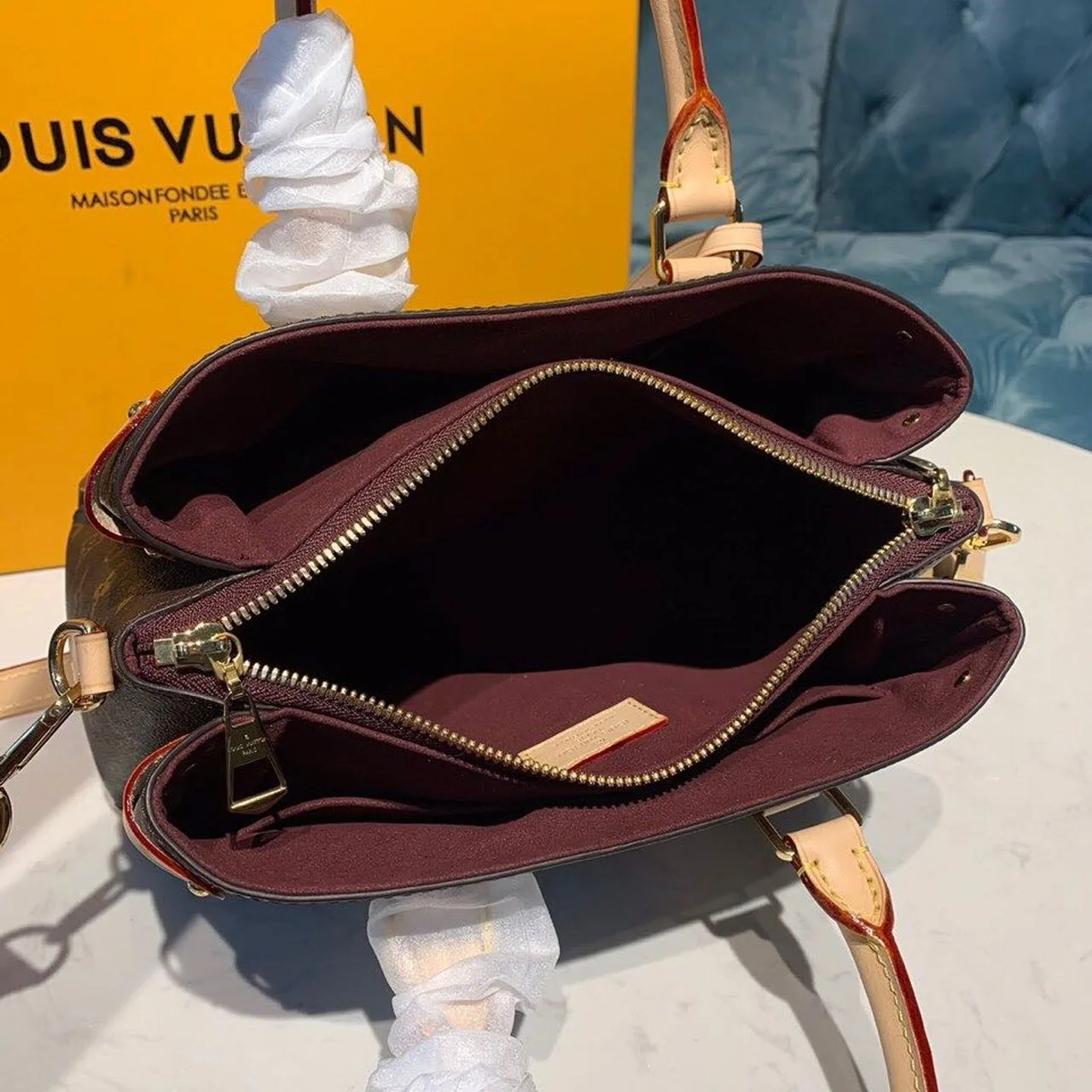 Louis Vuitton Soufflot BB Monogram Canvas Pink And Brown - Image 8