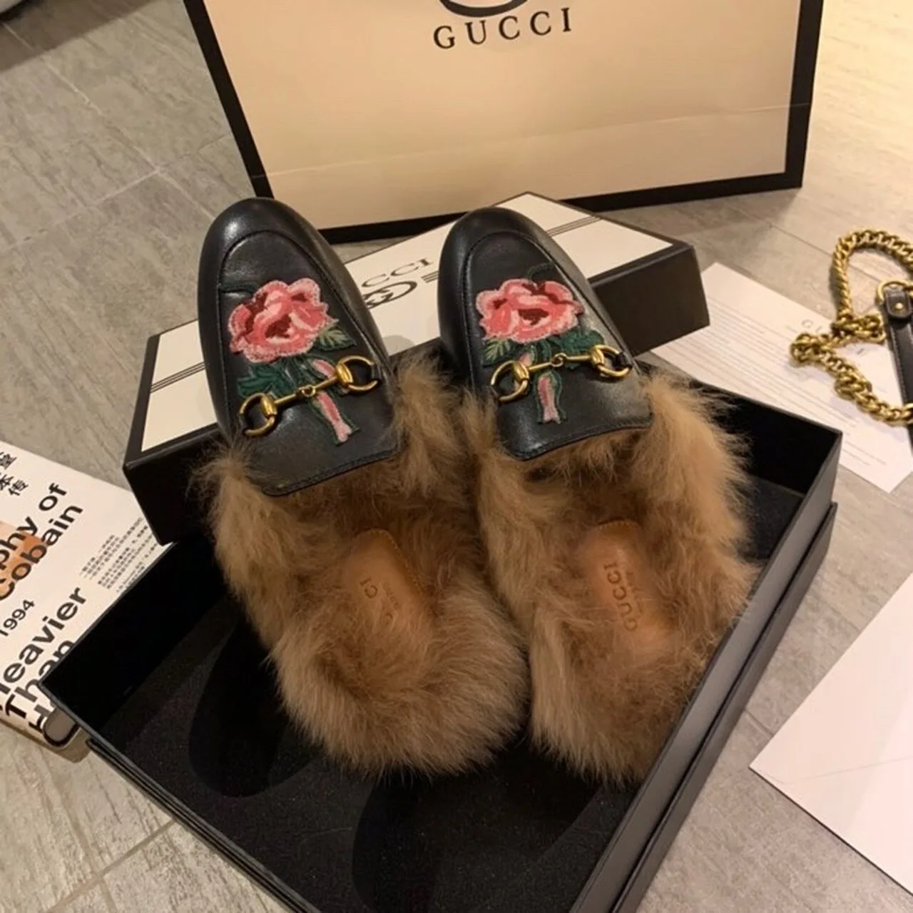 Gucci Re- Women’s Princetown Mules Black - Image 5