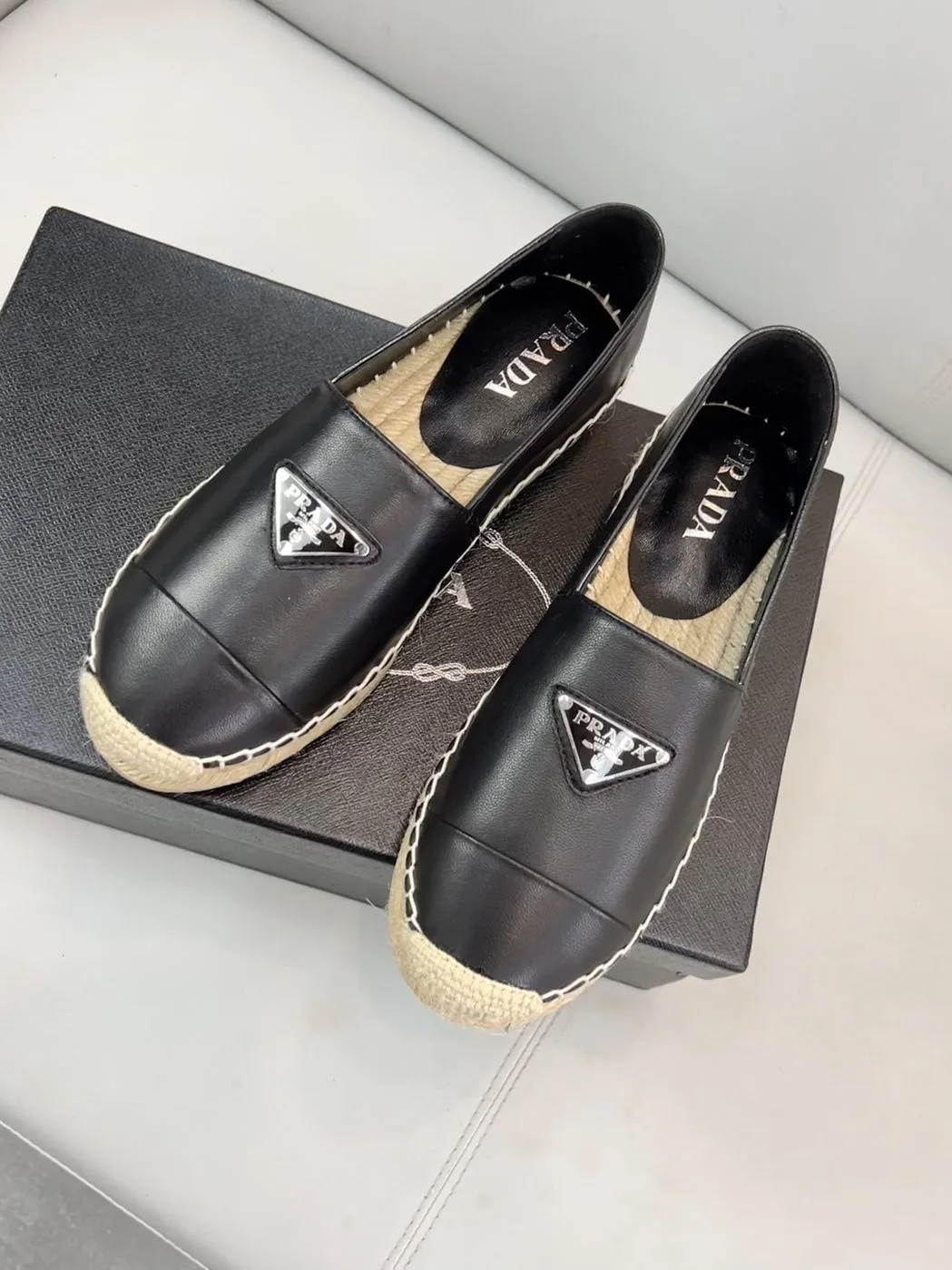 Alternative view of Prada Nappa Espadrillas Black / PRD