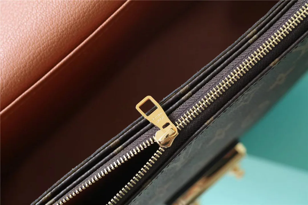 Louis Vuitton Marceau Crossbody Bag / Monogram Caramel Brown Gold Hardware - Image 12