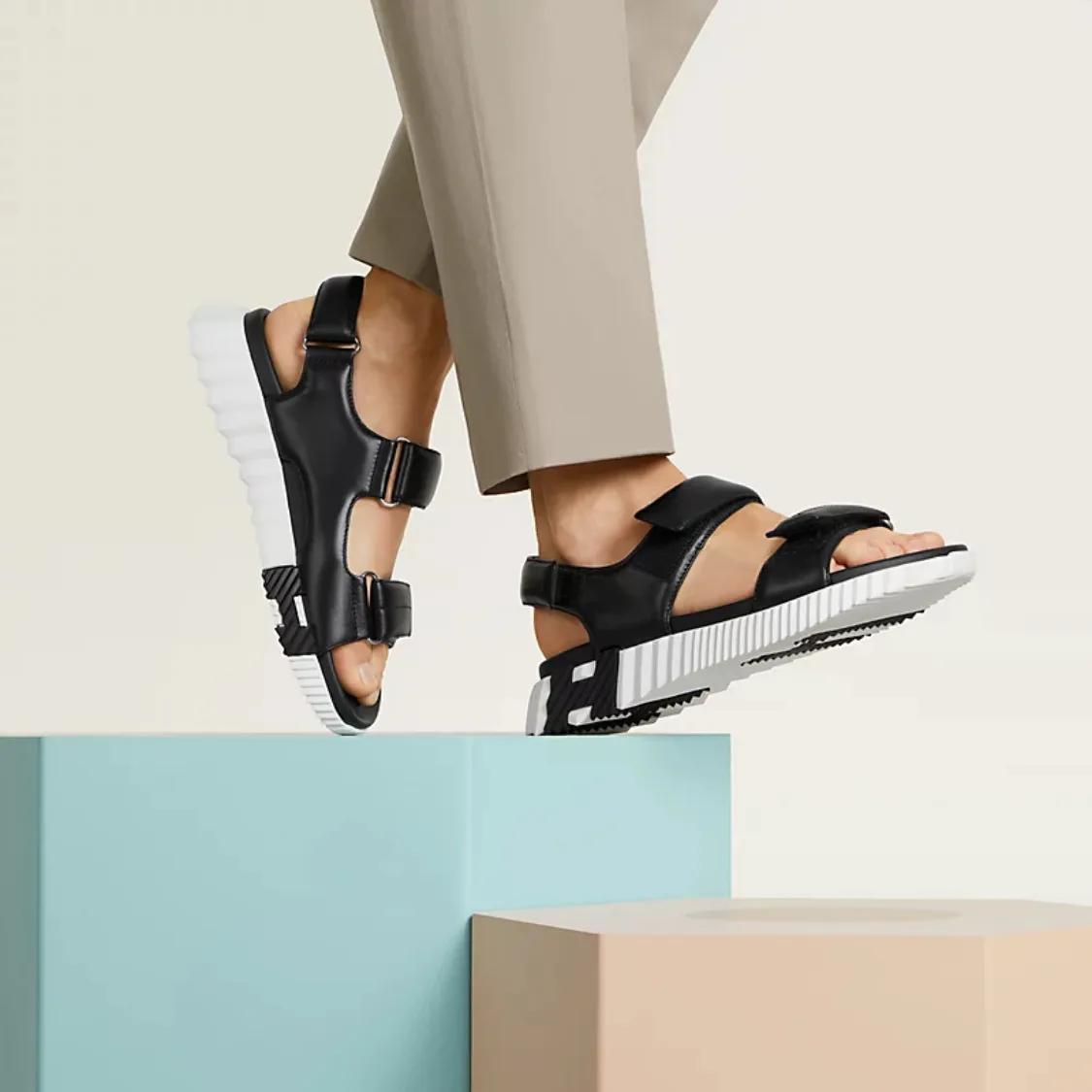 Alternative view of Hermes Junior Sandals Noir