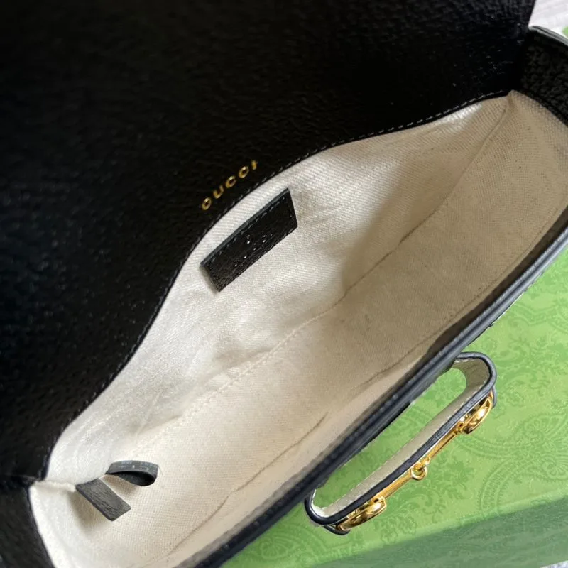 Gucci x Adidas Horsebit 1955 Mini Bag Black - Image 5