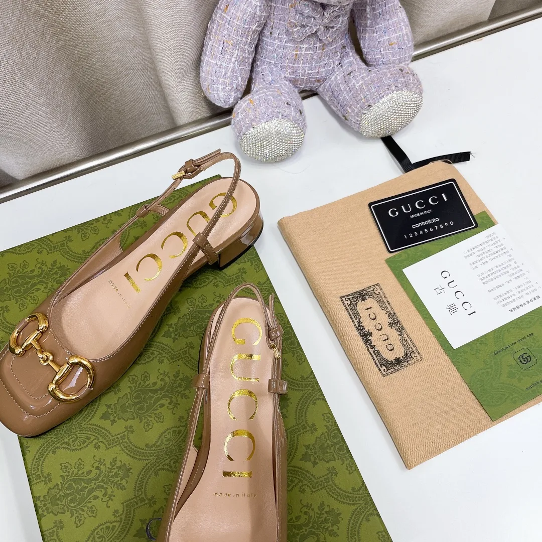 Gucci Women’s Slingback With Horsebit Green - Image 2