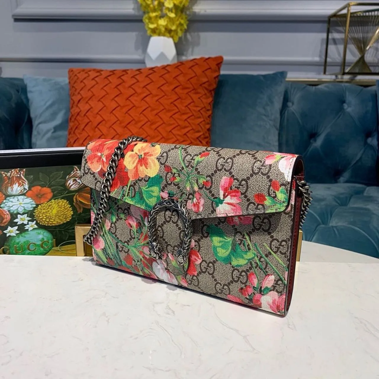 Gucci Floral WOC Dionysus Shoulder Bag Multicolor / - Image 3