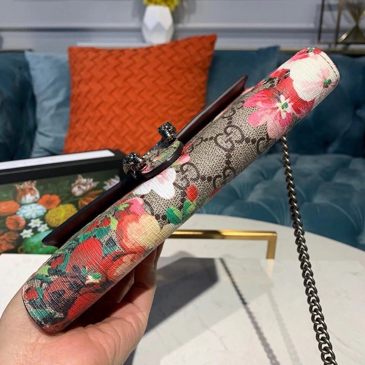Gucci Floral WOC Dionysus Shoulder Bag Multicolor / - Image 6