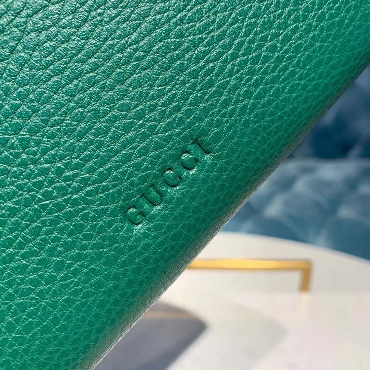 Gucci Dionysus Mini Chain Shoulder Bag / Emerald Green Metal Free Tanned Antique Silver Hardware - Image 11