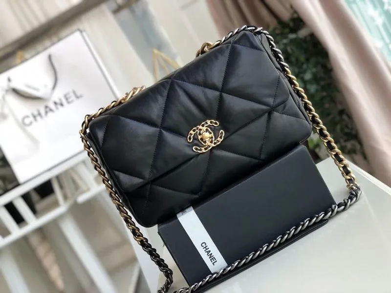 Alternative view of Chanel 19 Crossbody Bag / Black Gold Hardware