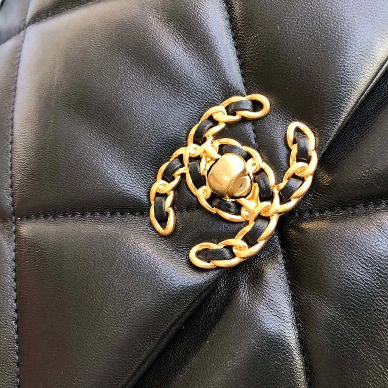 Alternative view of Chanel 19 Maxi Handbag Black