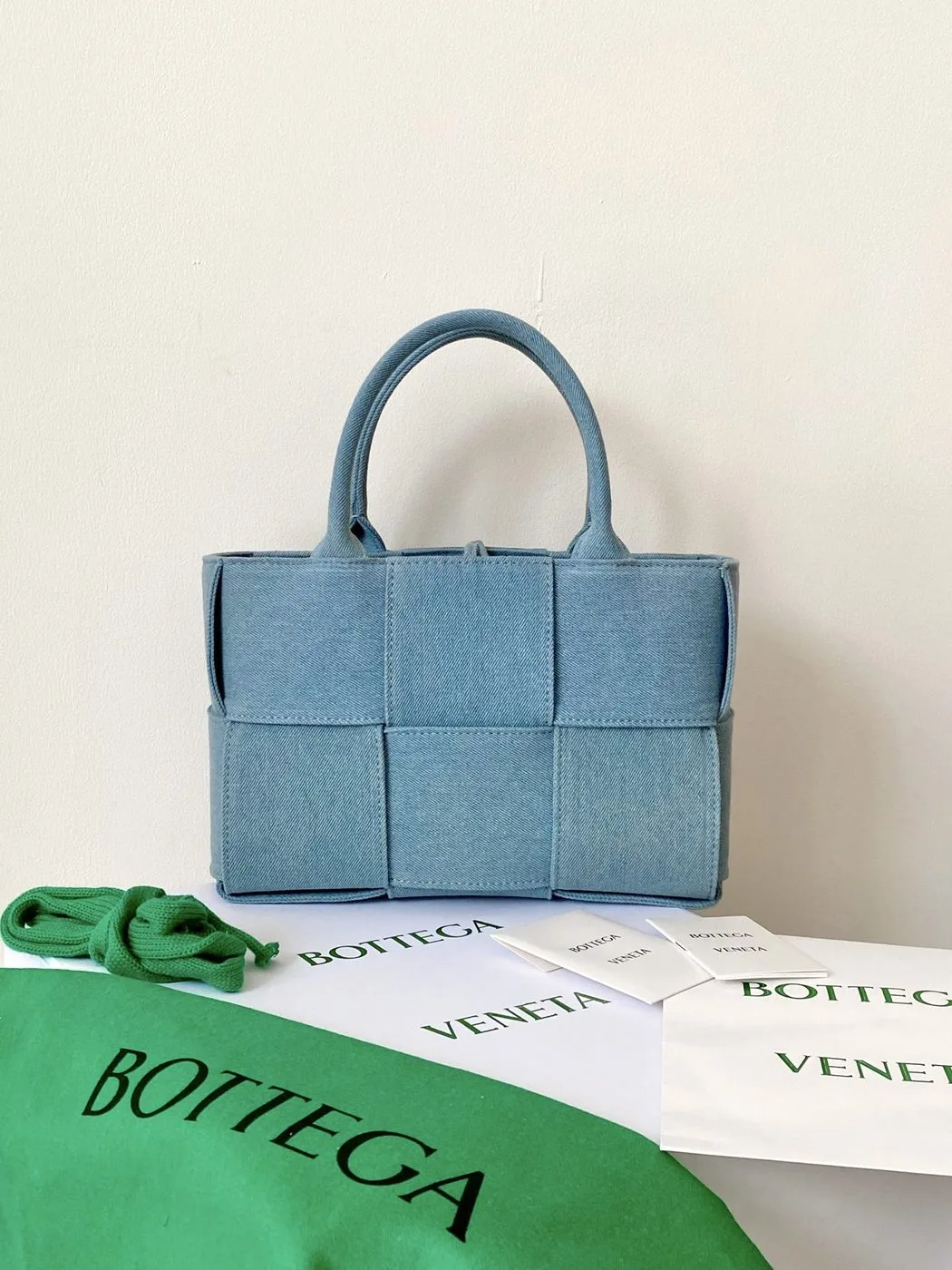 Bottega Veneta Mini Arco Tote Bag Grey