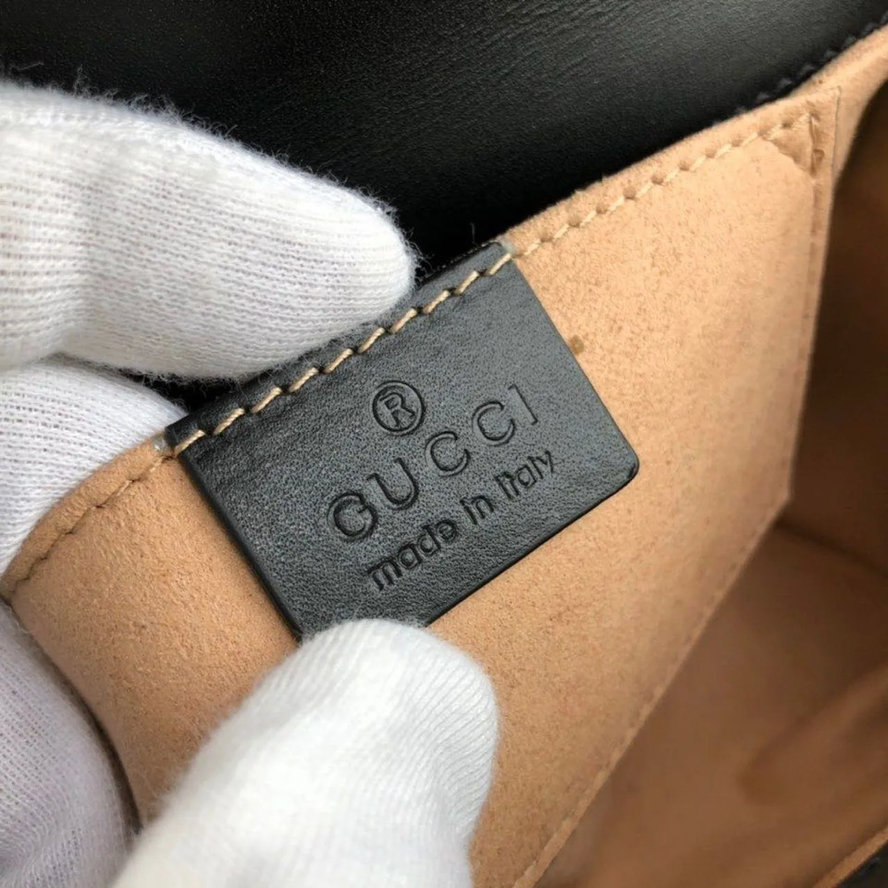Gucci Padlock Small Gucci Shoulder Bag Black Gucci / GG - Image 4
