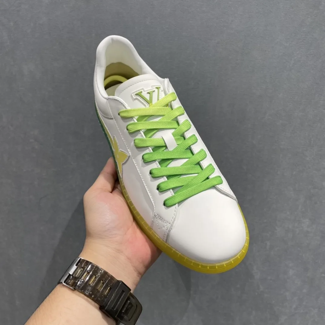 Louis Vuitton Luxembourg Samothrace Sneaker Yellow LV 1A9G2C - Image 4
