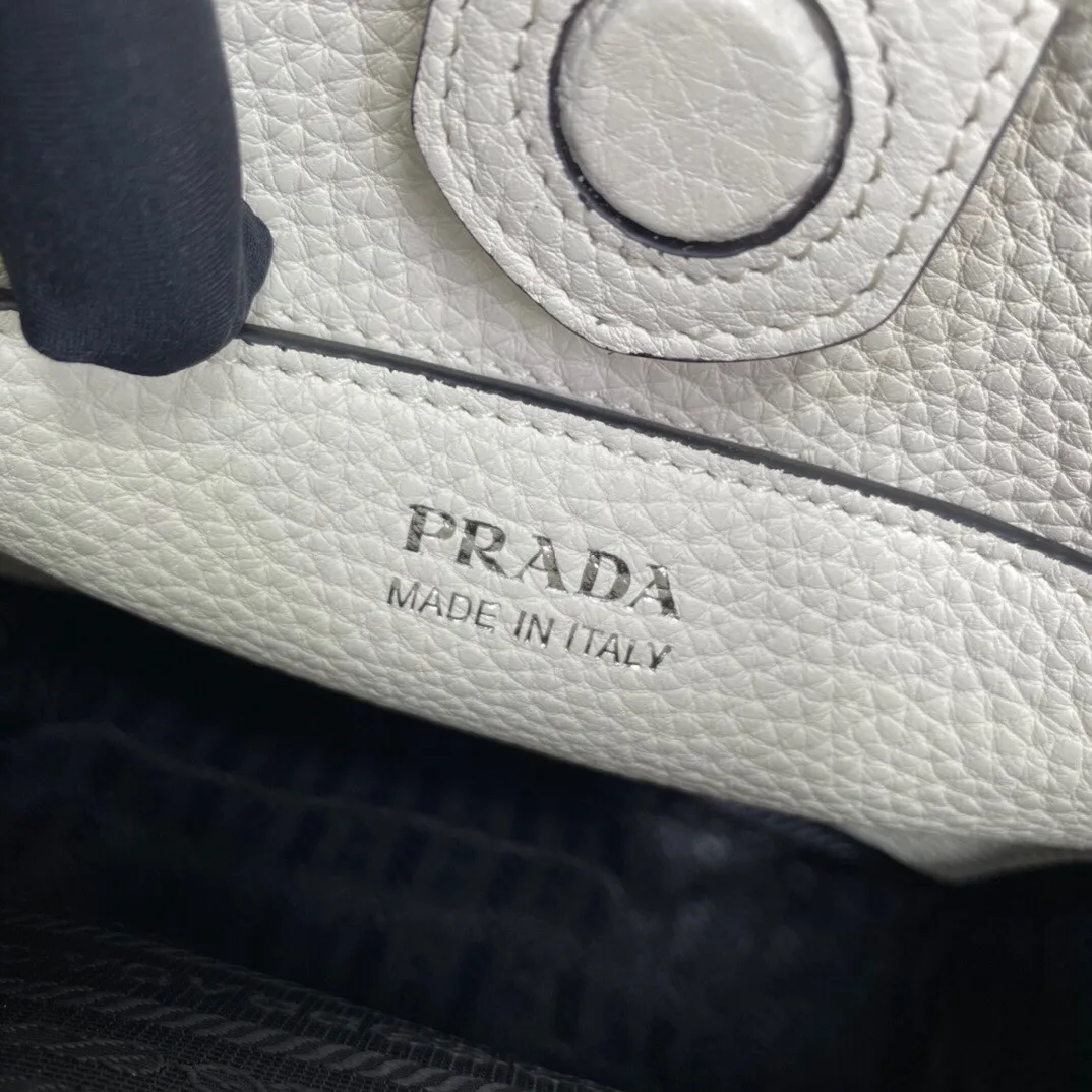 Prada Mini Shoulder Bag White - Image 3