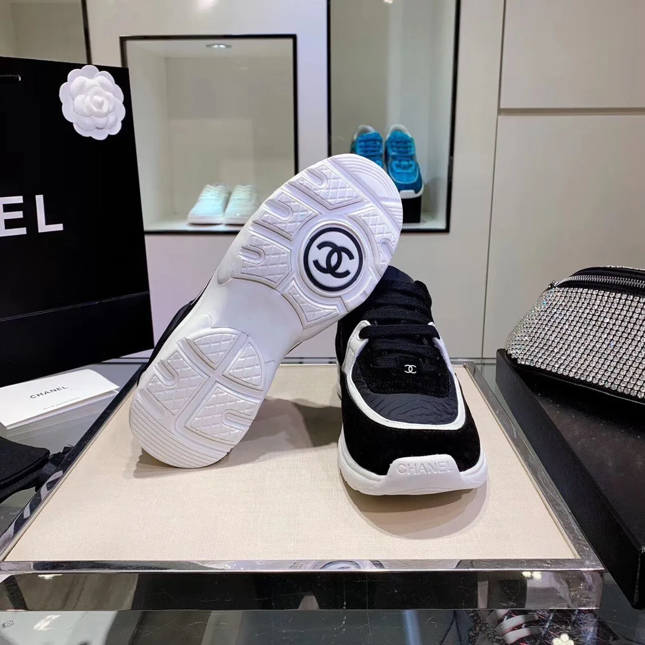 Chanel Sneakers Black/White , Women’s Shoes - Image 10