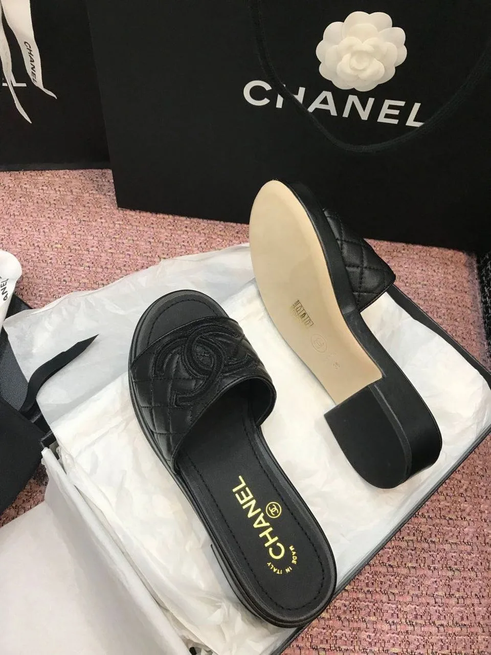 Chanel Mules Black , Shoes - Image 6