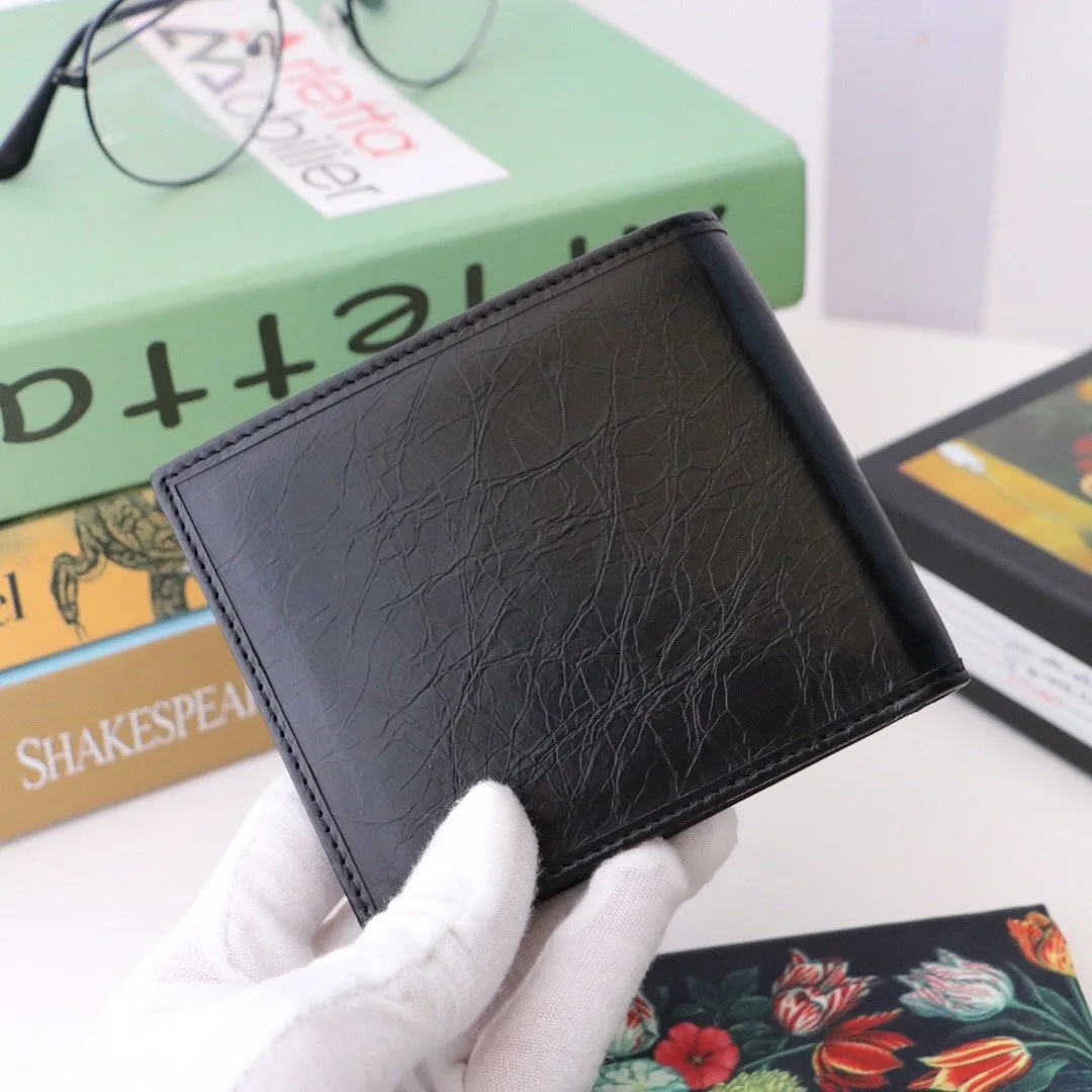 Gucci Bi-Fold Wallet Black with Interlocking G / - Image 3