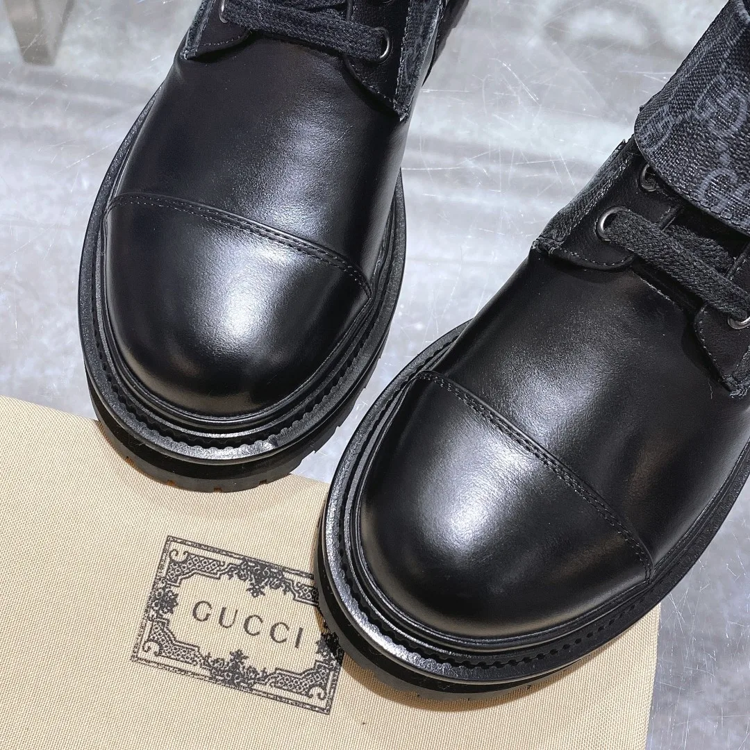 Gucci Blondie Women’s Ankle Boots Black - Image 3