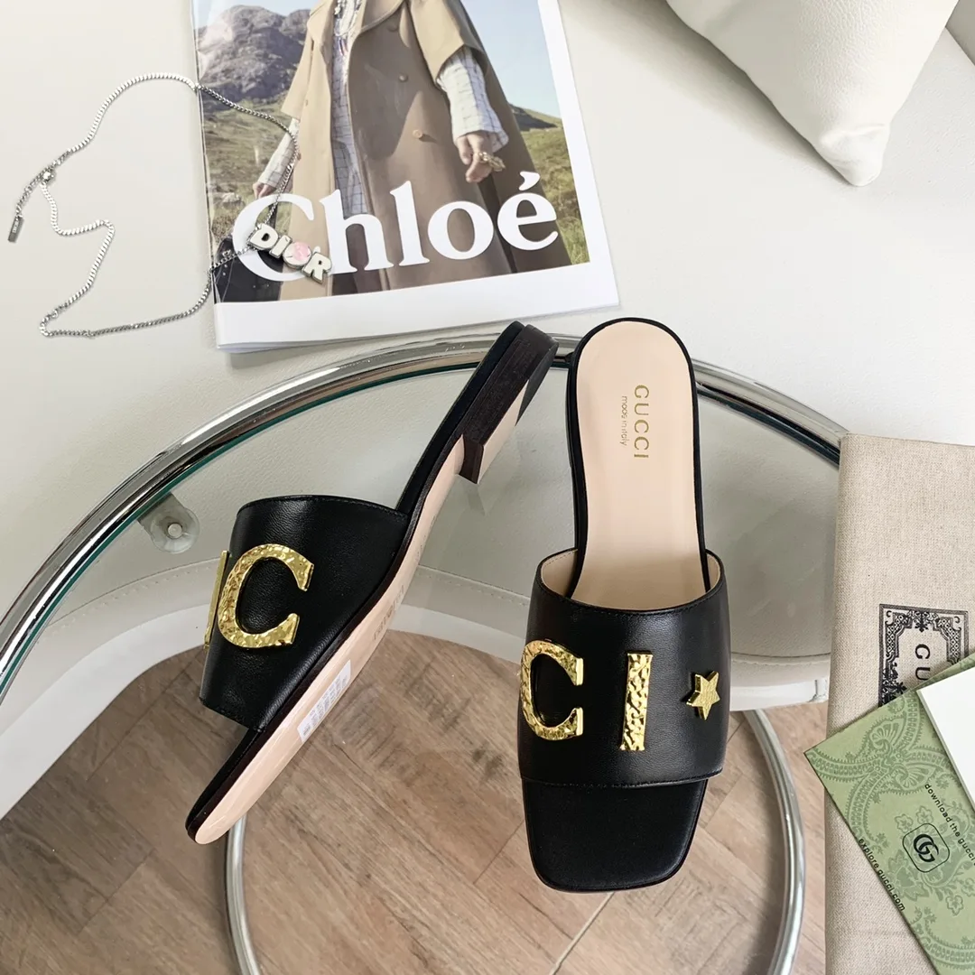 Alternative view of Gucci Women’s ‘Gucci’ Slide Black