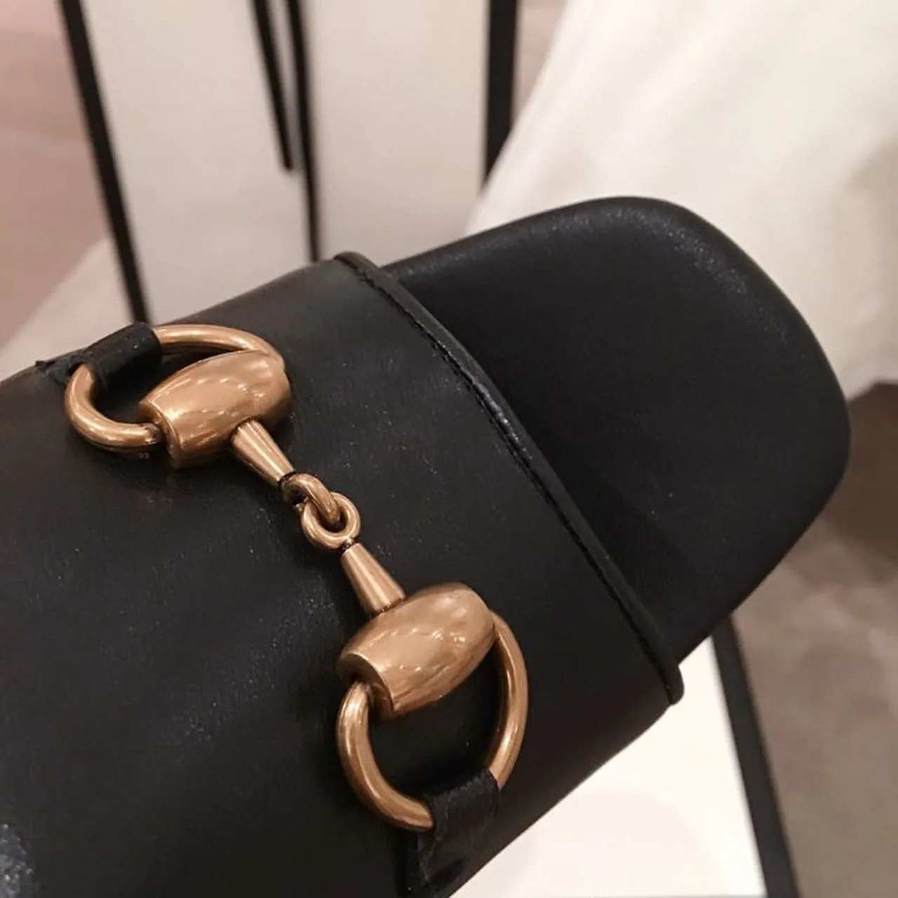 Gucci Horsebit Platform Mules Black - Image 3