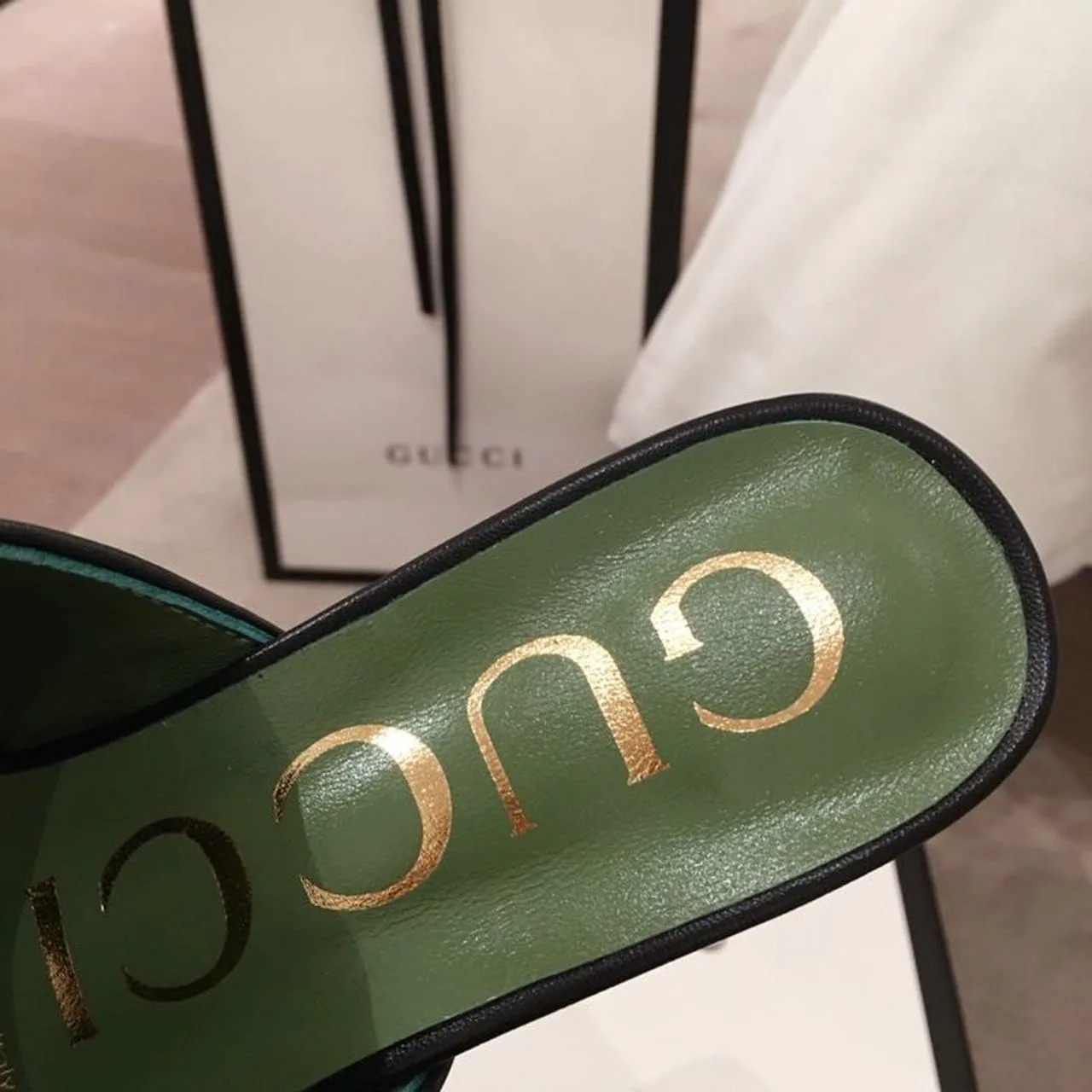 Gucci Horsebit Platform Mules Black - Image 7